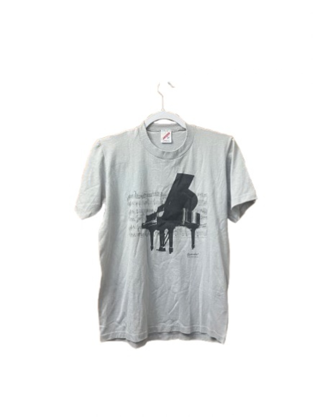 Vintage 80s 1981 Jerzees Grand Piano Single Stitch T Shirt